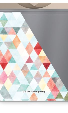 Coloured triangles pastel