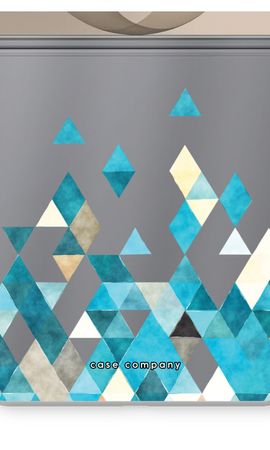 Coloured triangles blue