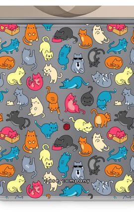Colourful cats