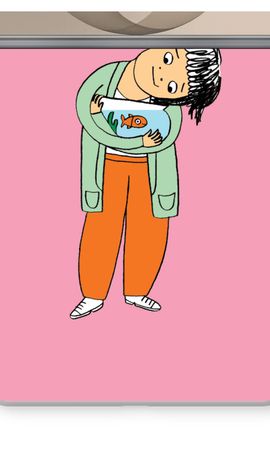 Fish hug