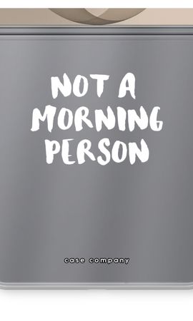 Morning person