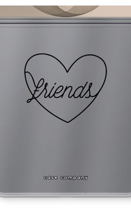 Friends heart black