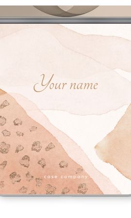 Gold Spots Namecase - Blush