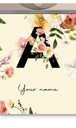 Flirty Flowers Monogram