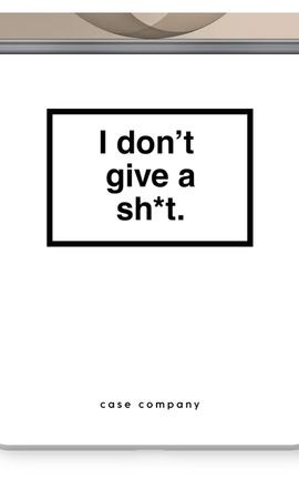 Don't give a shit