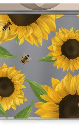 Sunflower and bees