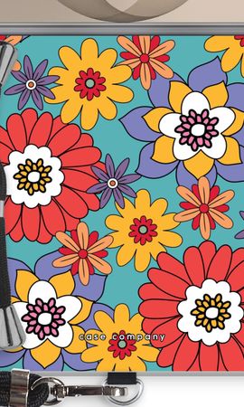 Retro Flowers - Blue