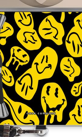 Melting smiley - Yellow