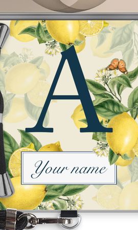 Monogram Lemons, Oranges of Peaches