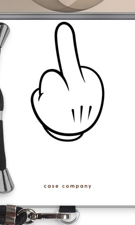 Middle finger white