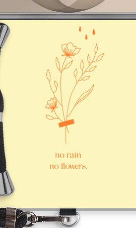 No rain no flowers