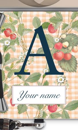 Monogram Strawberries