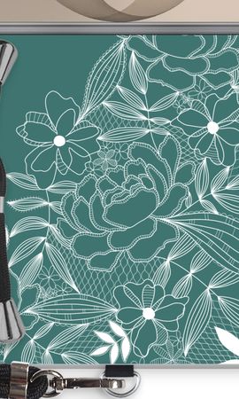 Flowers in lace
