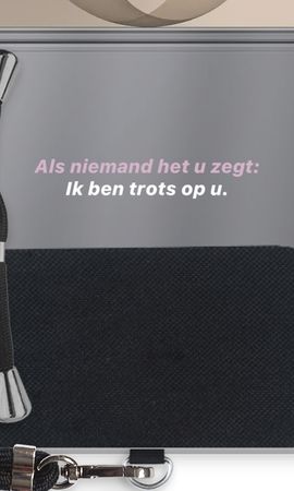 Ik ben trots op u