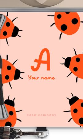 Ladybugs Monogram