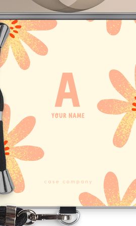 Peach Blossom Monogram