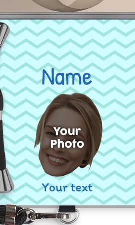 Gepersonaliseerd gezicht - Strepenpatroon