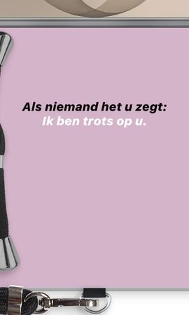 Ik ben trots op u