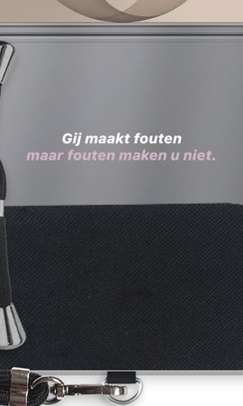 Fouten maken u niet