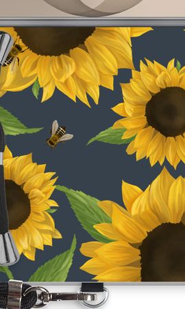 Sunflower and bees