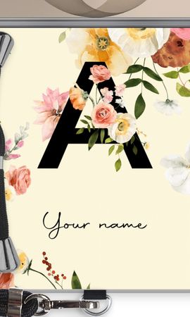 Flirty Flowers Monogram