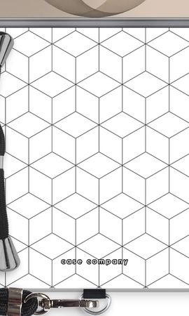 Cubes black and white