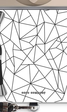 Geometric lines black