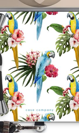 Colourful parrots