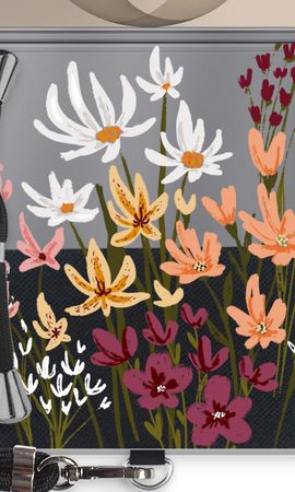 Painted wildflowers