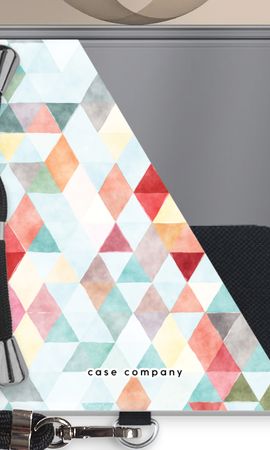 Coloured triangles pastel