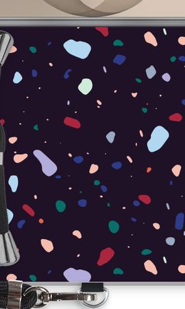Dark Rounded Terrazzo