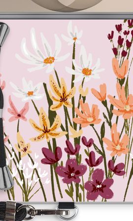 Painted wildflowers