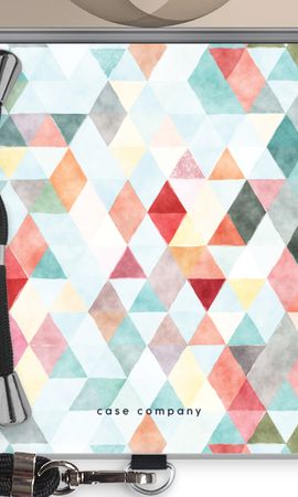 Coloured triangles pastel