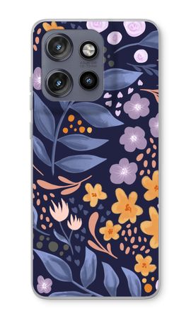 Flowers with blue leaves