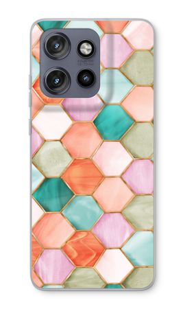 Hexagons in stained glass