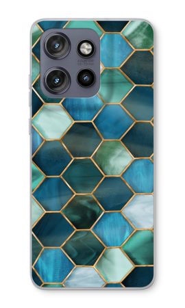 Hexagons in stained glass