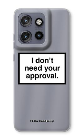 Don't need approval