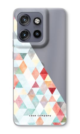 Coloured triangles pastel