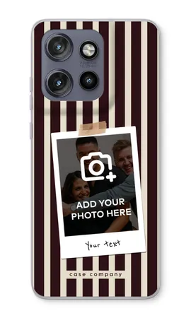 Polaroid - Retro, Motorola Edge 50 Neo weiche Hülle