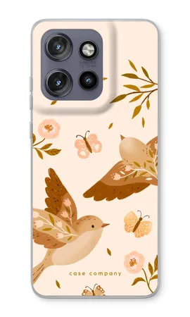 Fluttering Pair, Mäkké puzdro Motorola Edge 50 Neo