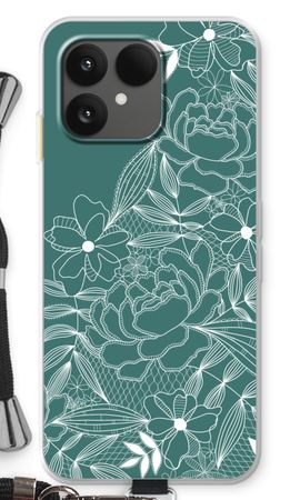 Flowers in lace