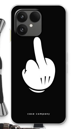 Middle finger black