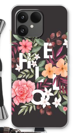 Hello in flowers