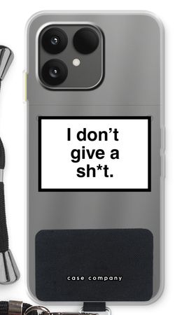 Don't give a shit