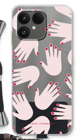 Hands pink