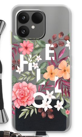 Hello in flowers
