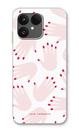 Hands pink