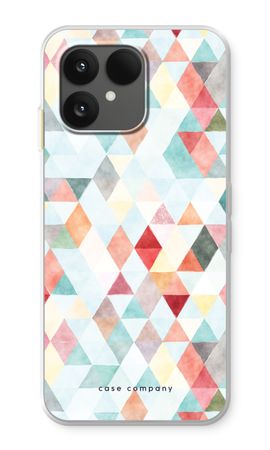 Coloured triangles pastel