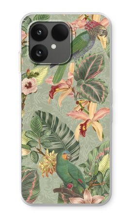 Tropical jungle parrot