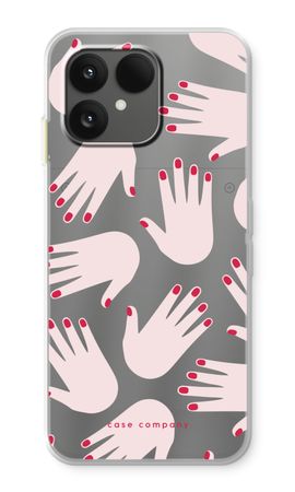 Hands pink